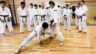 Catching Low Kicks with the Legs! Karate-ka Learn Shorinji Kempo (Hiromu Inoue sensei)