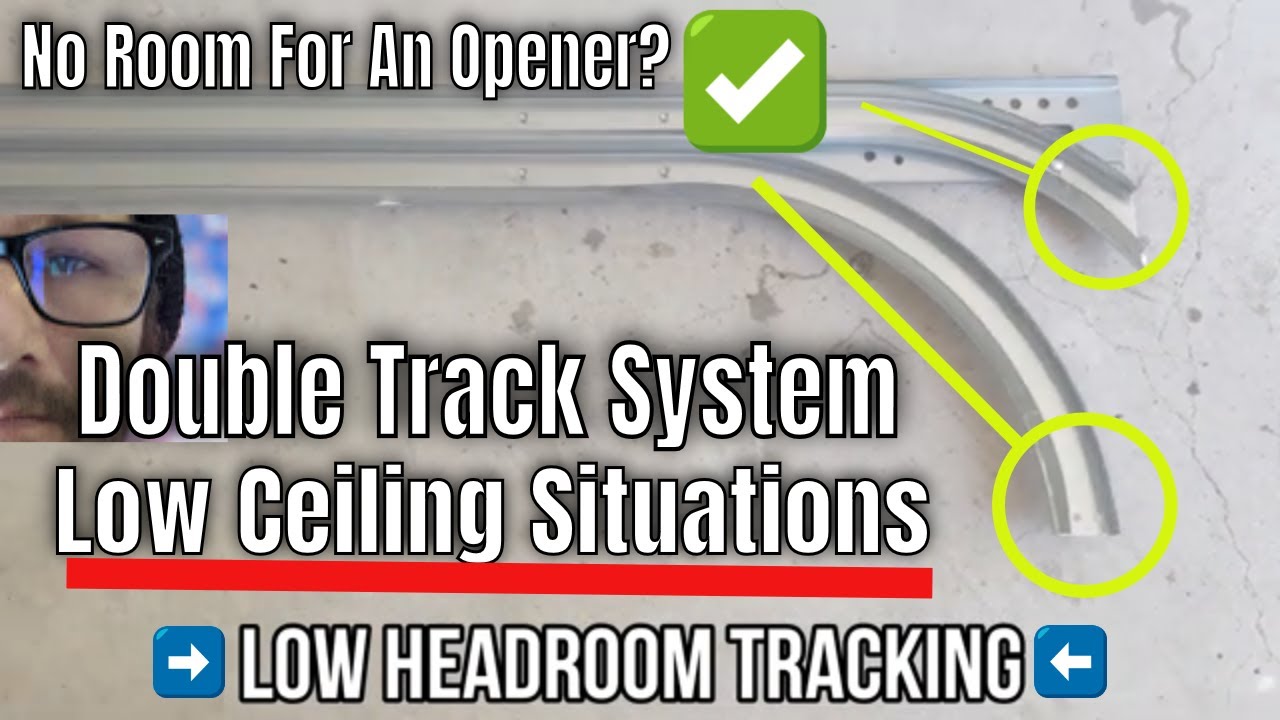 No Space For a Genie Garage Door Opener | Low Headroom Tracks For the Win!