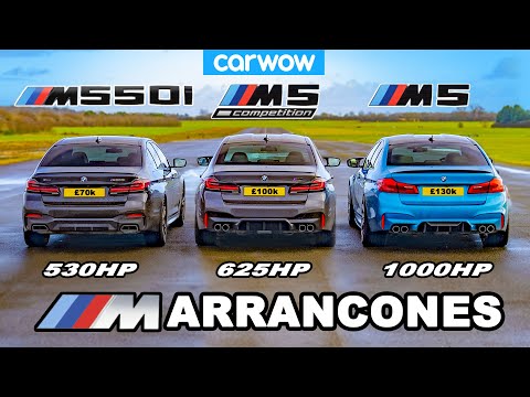 BMW M5 1000hp vs M5 Comp vs M550i – ARRANCONES