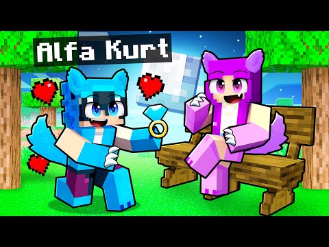 ALFA KURT Minecraft'ta Evlenme Teklif Ediyor!