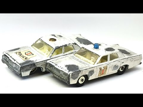 Matchbox Mercury Park Lane Polizeiauto Nr. 55 Renovierung, reguläre und superschnelle Version