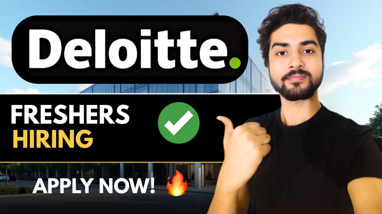 Deloitte Hiring Freshers🔥Apply Now | Multiple Opportunities
