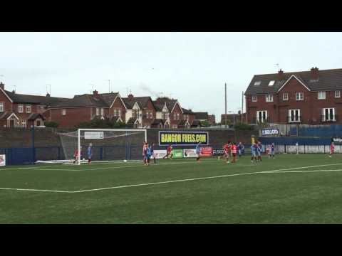 Ballyclare Colt Jack Montgomery goal v Abbey Villa in SBYL Supplementary Cup Final