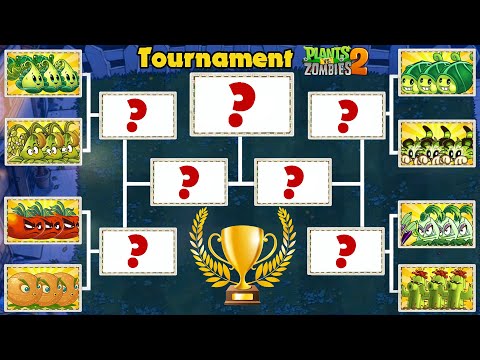 Tournament 8 Best Plants - Who Will Win? - PVZ 2 Plant Vs Plant