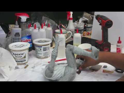 1/4 scale green goblin kit build and paint up part one