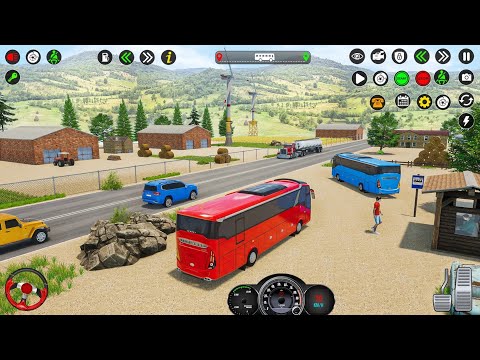 Uphill Offroad Bus Driving Simulator - Android GamePlay