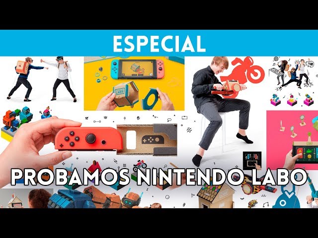 Vídeo relacionado con Nintendo Labo (Laboratorio Juguete-con 03: Drive Kit - Interruptor
