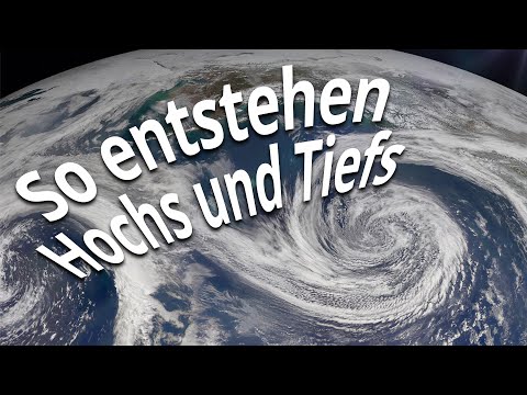 Corioliskraft einfach erklärt: So entstehen Hochs und Tiefs