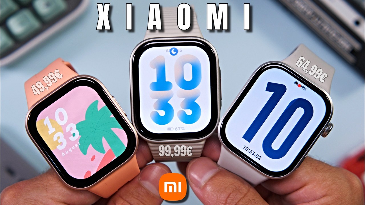 Xiaomi REDMI Watch 6 vs LITE vs ACTIVE ⌚ Todas las DIFERENCIAS | Comparativa