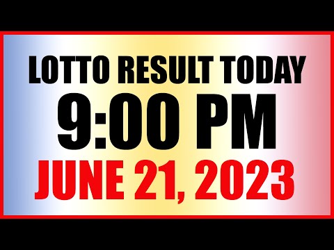 Lotto Result Today 9pm Draw June 21, 2023 Swertres Ez2 Pcso