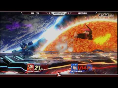 VS Weekly 2/16/17 - Losers 8ths - T!TO (Diddy) vs. Morpheus (Megaman) - Smash 4