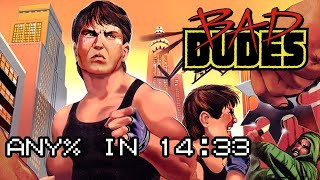 Bad Dudes (NES) Any% Speedrun in 14:33 [Current World Record]