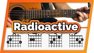 Radioactive Guitar Tutorial (Imagine Dragons) Easy Chords Guitar Lesson