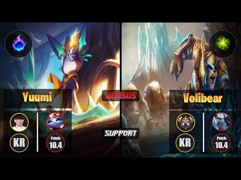 Hoit YUUMI (Support) [Arcane Comet] VS VOLIBEAR - Challenger KR Patch 10.4