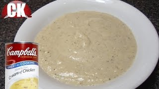 How to make Cream of Chicken Soup - Easy Cooking!