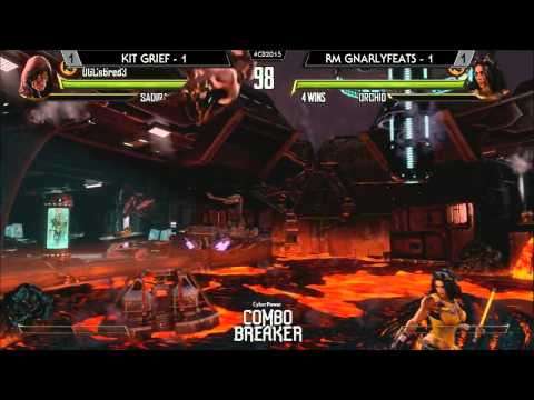 Killer Instinct Saucey Suite @ Combo Breaker 2015 - KIT Grief vs RM Gnarly [720p/60fps]