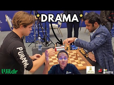 The dramatic battle between Magnus Carlsen and Arjun Erigaisi | World Blitz 2023
