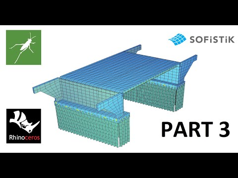 SOFiSTiK and Grasshopper - Bridge modelling - Part 3 - Deck Mod and Abutments [ENG]