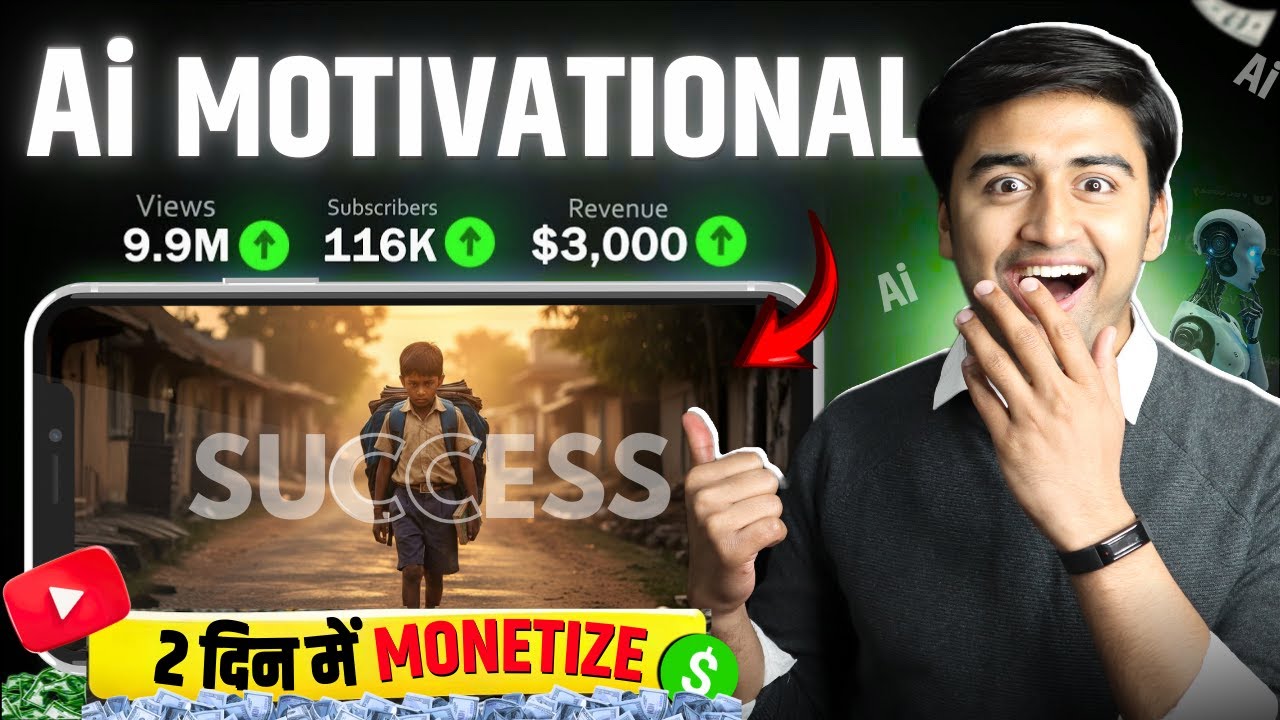 Make VIRAL Motivational Ai Video 🤑💸 (FREE Full Course)| Motivational Ai Story Video Kaise Banaye