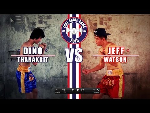 Billabong presents Thai SKATE Game 2015 I First Round I Dino Thanakrit vs Jeff Watson