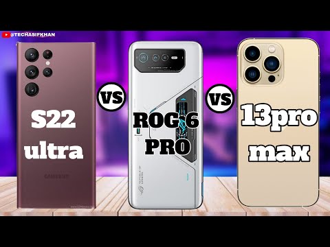 Samsung Galaxy S22 ultra VS Asus rog phone 6 pro VS IPhone 13 pro max 5G #comprision|#reviewstation