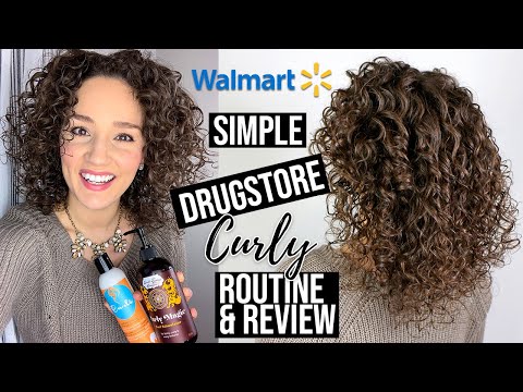 Drugstore Curly Routine & Review of Curls & Uncle...