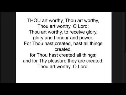 Thou art worthy • Pauline Michael Mills (1963)