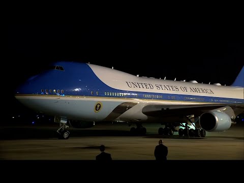 To a red carpet welcome US President Donald Trump landed in Hanoi, Vietnam. Trump arrived hours after North Korean leader Kim Jong Un arrived in the Vietnamese capital by customized armored train and limousine for their second summit. (Feb. 26)