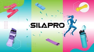 088-017 SILAPRO Бутылка спортивная для воды с поильником, 23x6см, 600мл, PC, силикон, 4 цвета - 1