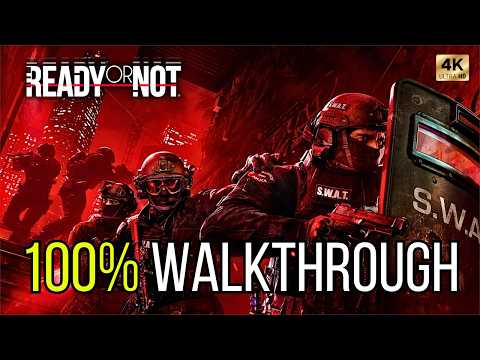 READY OR NOT – 100% Gameplay Walkthrough Español | Juego Completo Sin Comentarios [4K 60FPS]