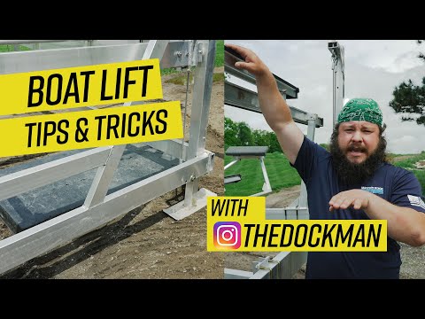 Boat Lift Install Tips and Tricks from The Dockman