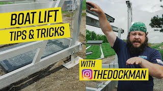 Boat Lift Install Tips and Tricks from The Dockman