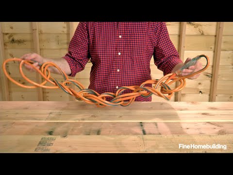 How to Wrap a Tangle-Free Extension Cord