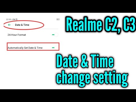 Realme C1, C2, C3 Date & Time change setting