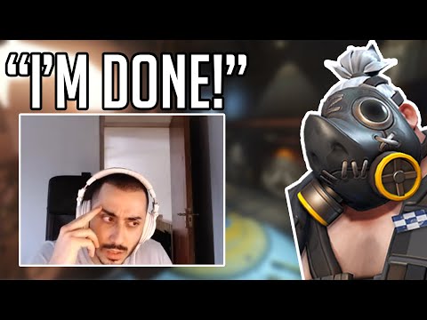 i tilted a twitch streamer w/ REACTIONS! (Overwatch)