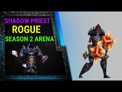 2400+ ROGUE SHADOW PRIEST SEASON 2 (2v2 ARENA CLASSIC TBC)