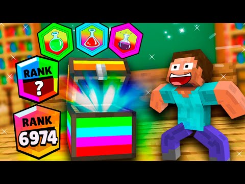 MineR - NEW ALL EPISODE RANK BRAWL STARS LVL in Monster School Herobrine and Zombie in Minecraft Animation