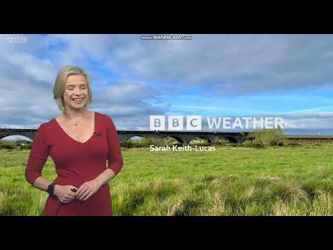 [HD] Sarah Keith-Lucas BBC Weather April 28th 2023 - 60 fps