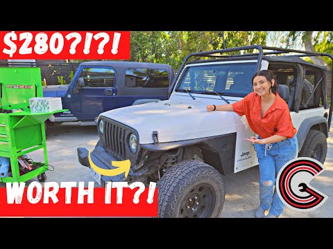 Episode 9: Cheapest FLAT Fender Install JEEP TJ - Affordable, EASY DIY! More Clearance