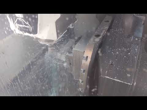 DMG MORI DMU50 with Tungaloy DoFeed High Feed Milling Stainless Steel 316 1.4401