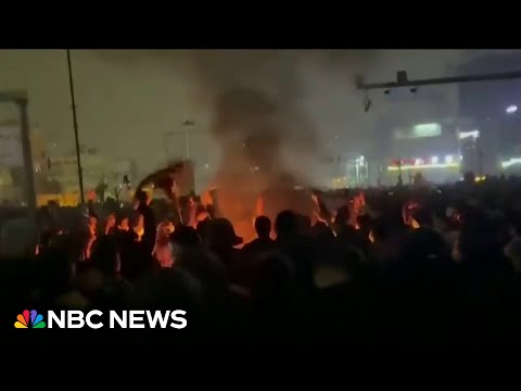 Trump responds to anti-government protests in Iran getting more violent