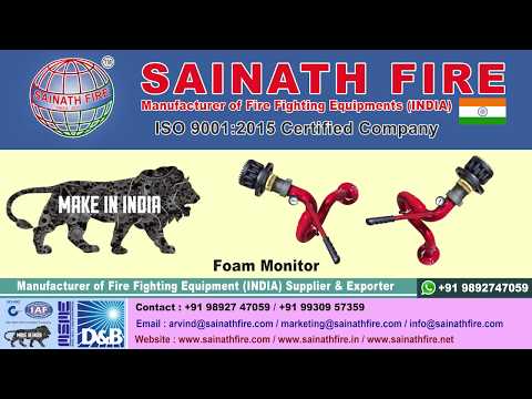 Stand Post Type High Volume Water Monitor Geared