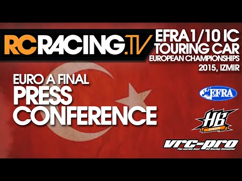 EFRA 1/10th IC Track Euro A 2015 - PRESS CONFERENCE