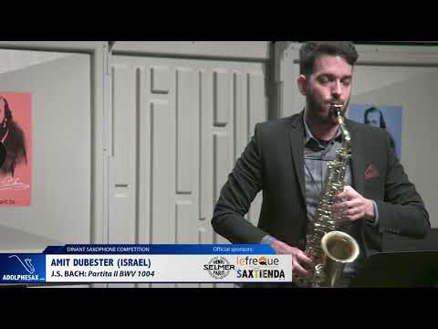 Amit Dubester (Israel) - Partita II by J.S.Bach (Dinant 2019)