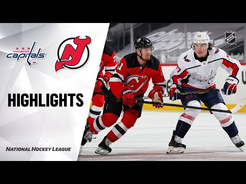 Capitals @ Devils 4/4/21 | NHL Highlights
