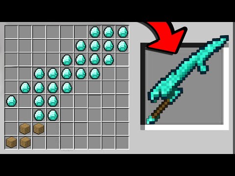 IL CRAFTING SEGRETO DELLA NUOVA SPADA DI MINECRAFT ITA