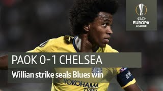 PAOK vs Chelsea (0-1) UEFA Europa League highlights