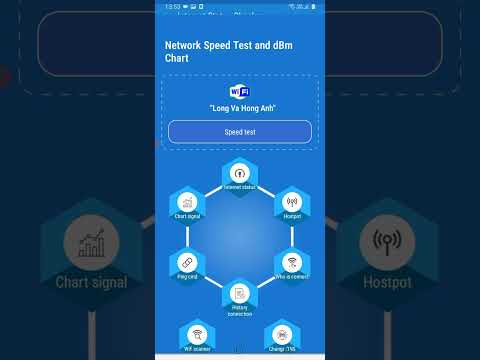 Network speed test & dBm chart Video
