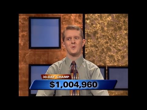 Final Jeopardy (7/13/2004): Ken breaks the $1,000,000 mark