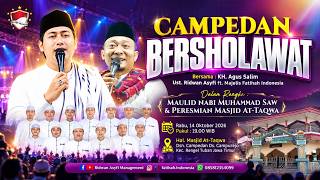 Download lagu [LIVE] CAMPEDAN BERSHOLAWAT BERSAMA KH. AGUS SALIM & UST. RIDWAN ASYFI FATIHAH INDONESIA mp3